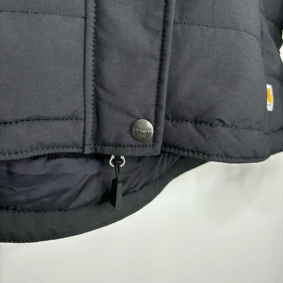 Carhartt Women's Black Hooded Jacket - Picture 8 of 14